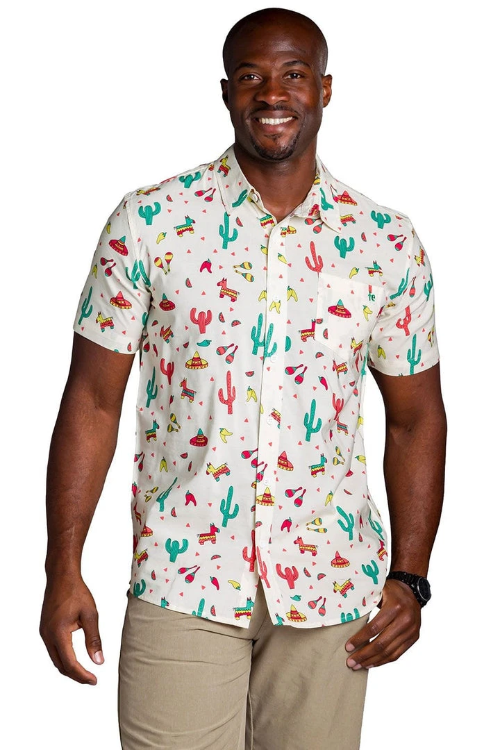 Tipsy Elves Men's Cantina Captain Hawaiian Shirt 4 Tipsy Elves Men's Cantina Captain Hawaiian Shirt