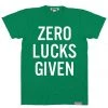 Tipsy Elves Men's Zero Lucks Given Tee 2 Tipsy Elves Men's Zero Lucks Given Tee