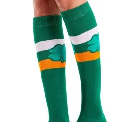 Tipsy Elves Women's Irish Pride Knee High Socks