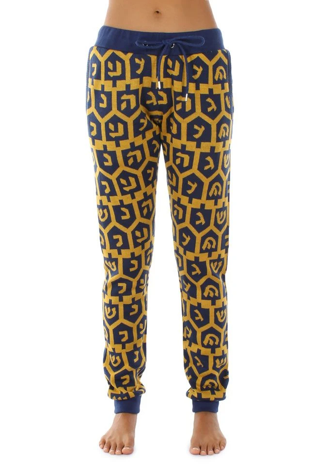 Tipsy Elves Women's Dreidel Jogger Sweatpants 3 Tipsy Elves Women's Dreidel Jogger Sweatpants