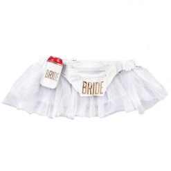Tipsy Elves Spring Tutu "Bride" Fanny Pack With Drink Holder