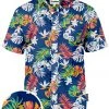 Tipsy Elves Men's Crush Captain Hawaiian Shirt Spring 1 Tipsy Elves Men's Crush Captain Hawaiian Shirt Spring