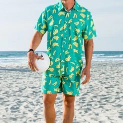 Tipsy Elves Men's Havana Banana Hawaiian Shirt