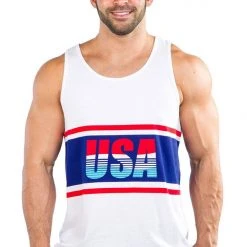 Tipsy Elves Men's Retro Patriotic Tank