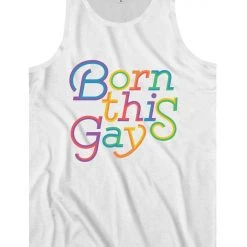 Tipsy Elves Born This Gay Tank Top - Men's Cut