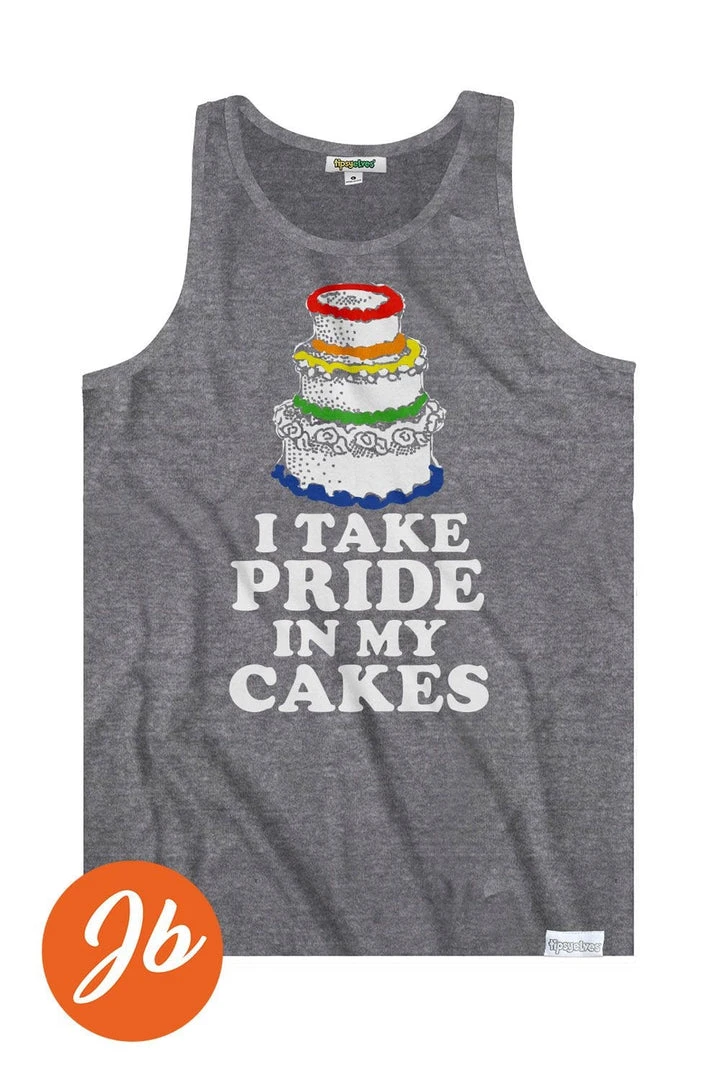 Tipsy Elves I Take Pride In My Cakes Tank Top - Men's Cut 3 Tipsy Elves I Take Pride In My Cakes Tank Top - Men's Cut