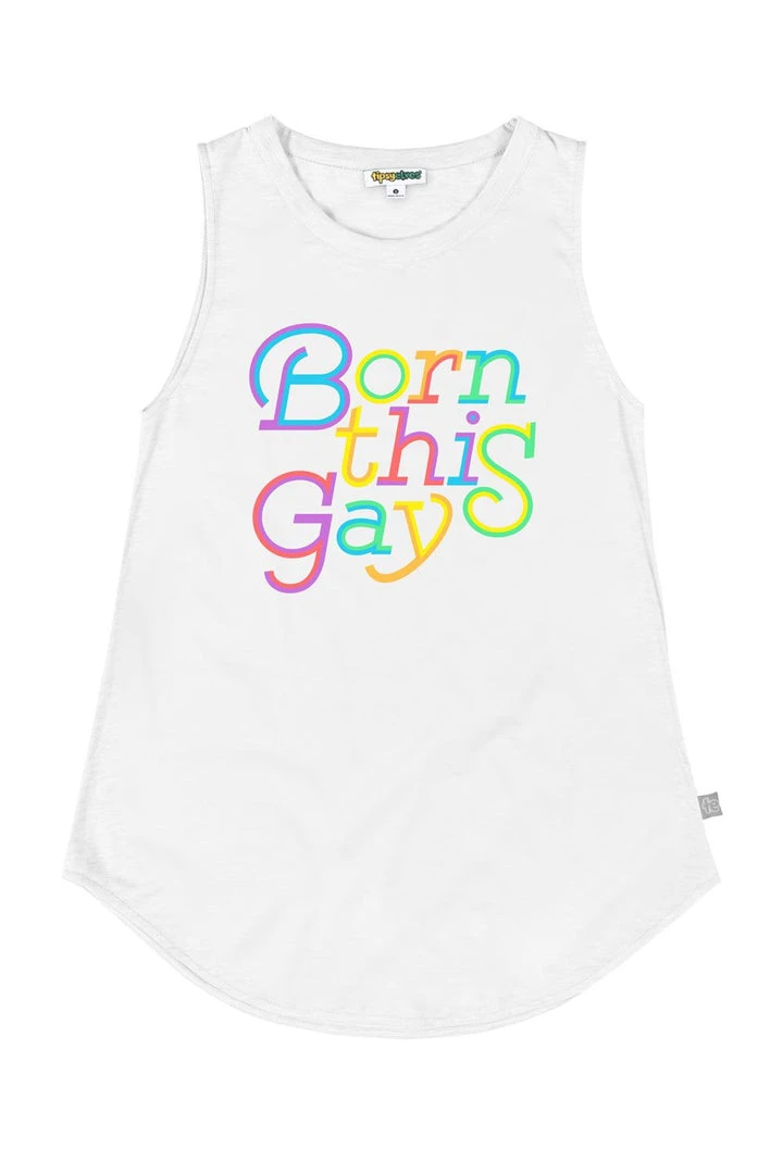 Tipsy Elves Born This Gay Tank Top - Women's Cut 3 Tipsy Elves Born This Gay Tank Top - Women's Cut