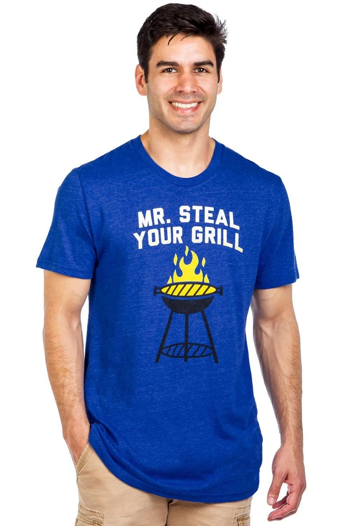 Tipsy Elves Men's Mr. Steal Your Grill Tee 4 Tipsy Elves Men's Mr. Steal Your Grill Tee