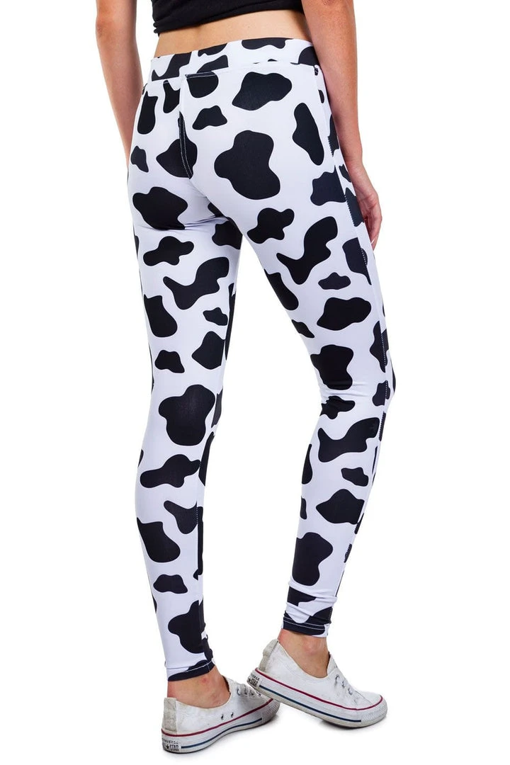 Tipsy Elves Cow Leggings Women 4 Tipsy Elves Cow Leggings Women
