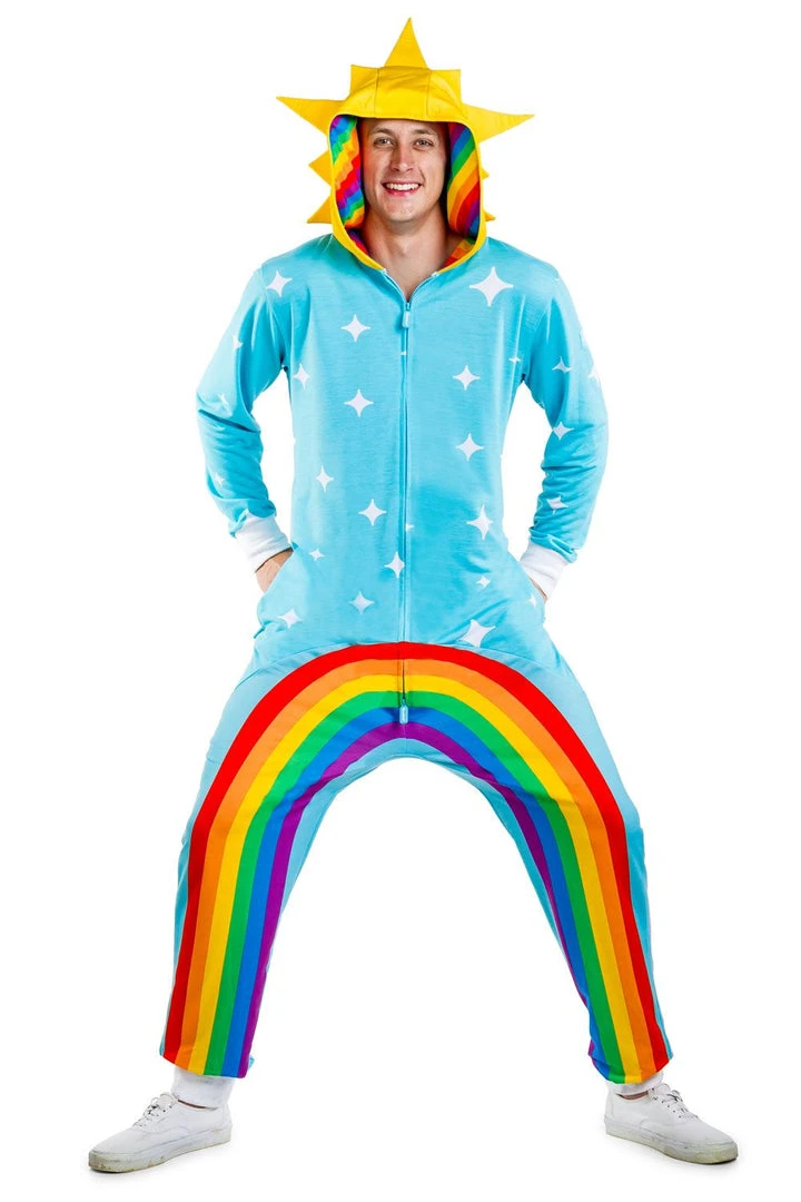 Tipsy Elves Men's Chasing Rainbows Costume 3 Tipsy Elves Men's Chasing Rainbows Costume