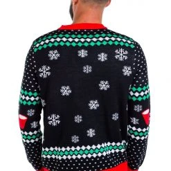 Tipsy Elves Men's Cheer Pong Game Ugly Christmas Sweater
