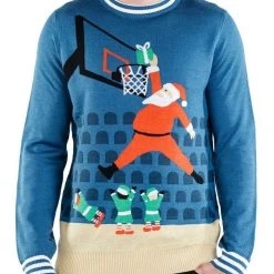 Tipsy Elves Men's Jingle Baller Ugly Christmas Sweater
