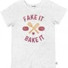 Tipsy Elves Women's Fake It Till You Bake It Tee 2 Tipsy Elves Women's Fake It Till You Bake It Tee