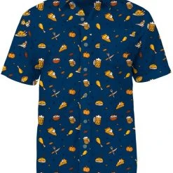 Tipsy Elves Men's Thanksgiving Button Down Shirt