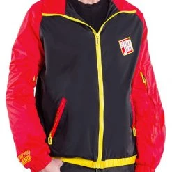 Tipsy Elves Men's Slim Jim Red And Black Jacket
