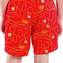 Tipsy Elves Slim Jim Red Swim Trunks Men 10 Tipsy Elves Slim Jim Red Swim Trunks Men