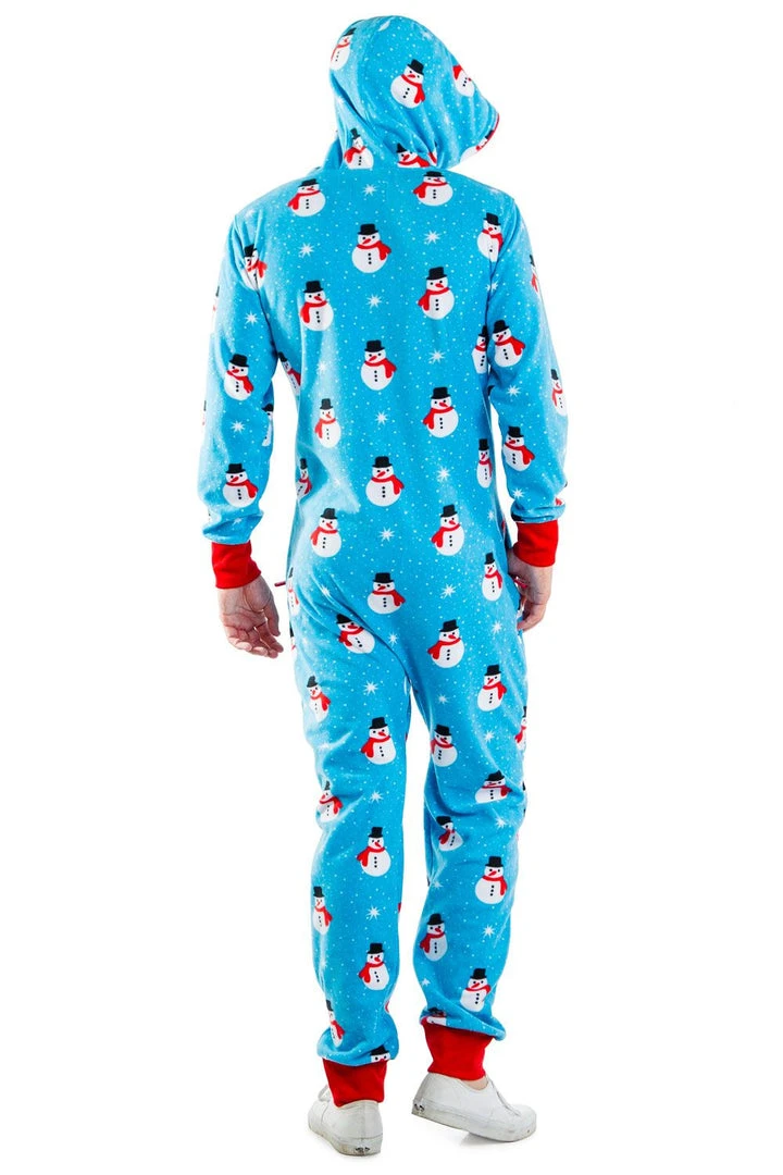 Tipsy Elves Men's Snowman Is An Island Jumpsuit 4 Tipsy Elves Men's Snowman Is An Island Jumpsuit