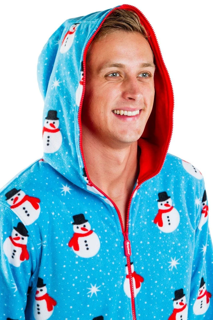 Tipsy Elves Men's Snowman Is An Island Jumpsuit 5 Tipsy Elves Men's Snowman Is An Island Jumpsuit