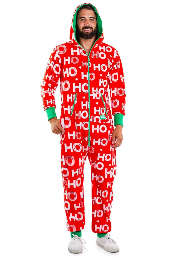 Tipsy Elves Men's Ho Ho Ho Jumpsuit 3 Tipsy Elves Men's Ho Ho Ho Jumpsuit