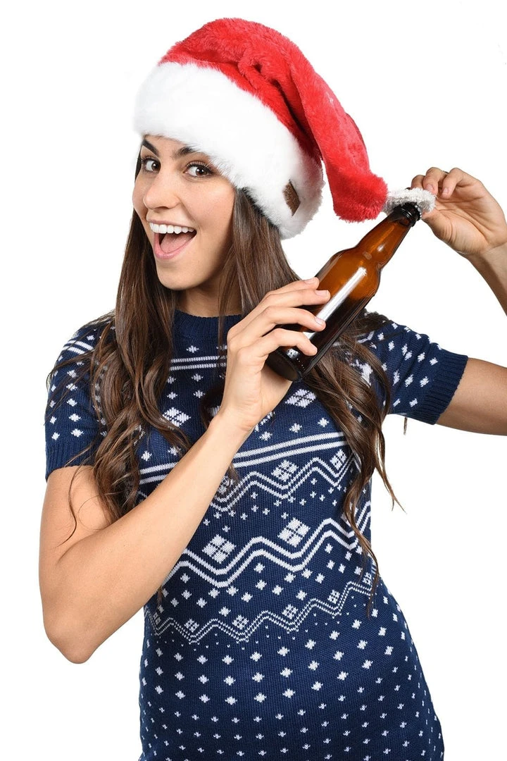 Tipsy Elves Santa Hat With Bottle Opener Holidays & Occasions 8 Tipsy Elves Santa Hat With Bottle Opener Holidays & Occasions