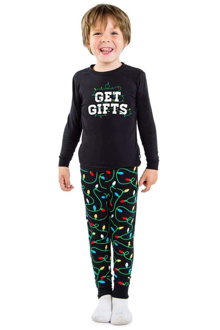 Tipsy Elves Boy's / Girl's Get Gifts Pajama Set 3 Tipsy Elves Boy's / Girl's Get Gifts Pajama Set