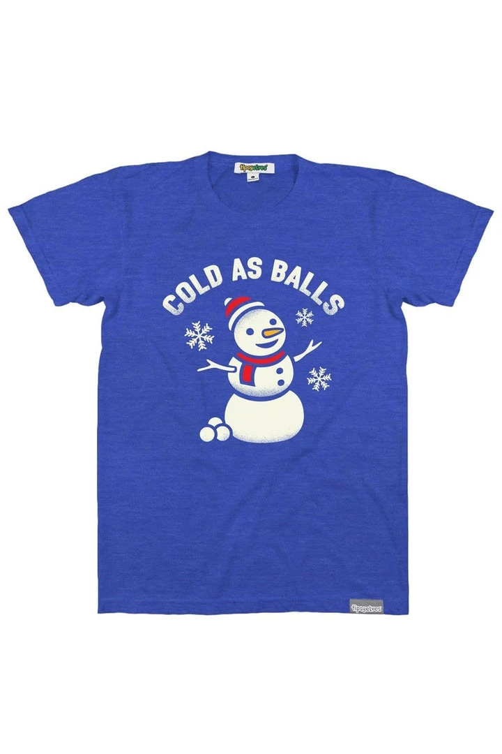 Tipsy Elves Men's Cold As Balls Tee 3 Tipsy Elves Men's Cold As Balls Tee