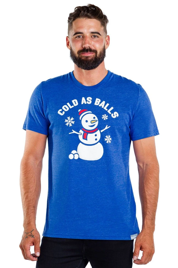 Tipsy Elves Men's Cold As Balls Tee 4 Tipsy Elves Men's Cold As Balls Tee