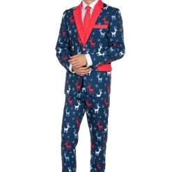 Tipsy Elves Men Reindeer Gains Suit Pants