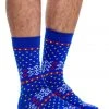 Tipsy Elves Men's Blue Fair Isle Socks 2 Tipsy Elves Men's Blue Fair Isle Socks