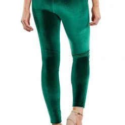 Tipsy Elves Velvet Green Leggings