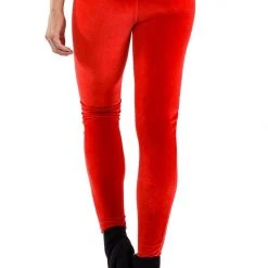 Tipsy Elves Red Velvet Leggings