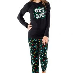 Tipsy Elves Women's Get Lit Pajama Set