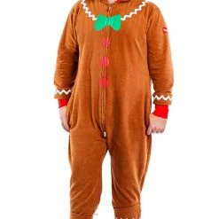 Tipsy Elves Men's Gingerbread Man Jumpsuit