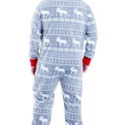 Tipsy Elves Men's Grey Moose Jumpsuit 17 Tipsy Elves Men's Grey Moose Jumpsuit