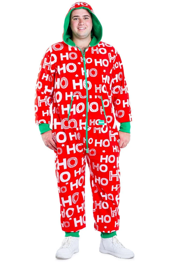 Tipsy Elves Men's Ho Ho Ho Jumpsuit 6 Tipsy Elves Men's Ho Ho Ho Jumpsuit