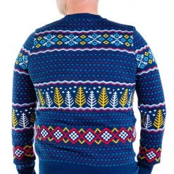 Tipsy Elves Men's Polar Bear Party Big And Tall Ugly Christmas Sweater