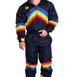 Tipsy Elves Men's Midnight Shredder Ski Suit Holidays & Occasions