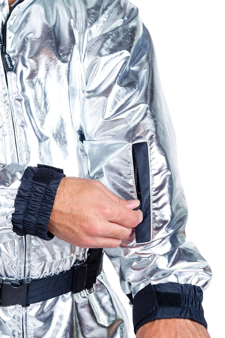 Tipsy Elves Men's Silver Bullet Ski Suit Holidays & Occasions 9 Tipsy Elves Men's Silver Bullet Ski Suit Holidays & Occasions