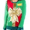 Tipsy Elves Women's Christmas Present Ugly Christmas Sweater 1 Tipsy Elves Women's Christmas Present Ugly Christmas Sweater