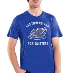 Tipsy Elves Men's Leftovers Are For Quitters Tee