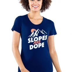 Tipsy Elves Women's Slopes Are Dope Tee