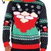 Tipsy Elves Men's Cheer Pong Game Ugly Christmas Sweater