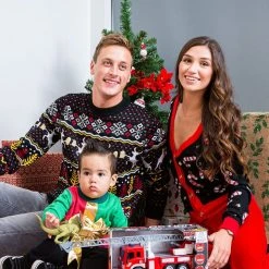 Tipsy Elves Kids & Baby Baby / Toddler Little Present Ugly Christmas Sweater