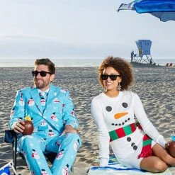 Tipsy Elves Snowman Is An Island Suit Pants