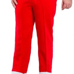 Tipsy Elves Furry Santa Big And Tall Suit Pants