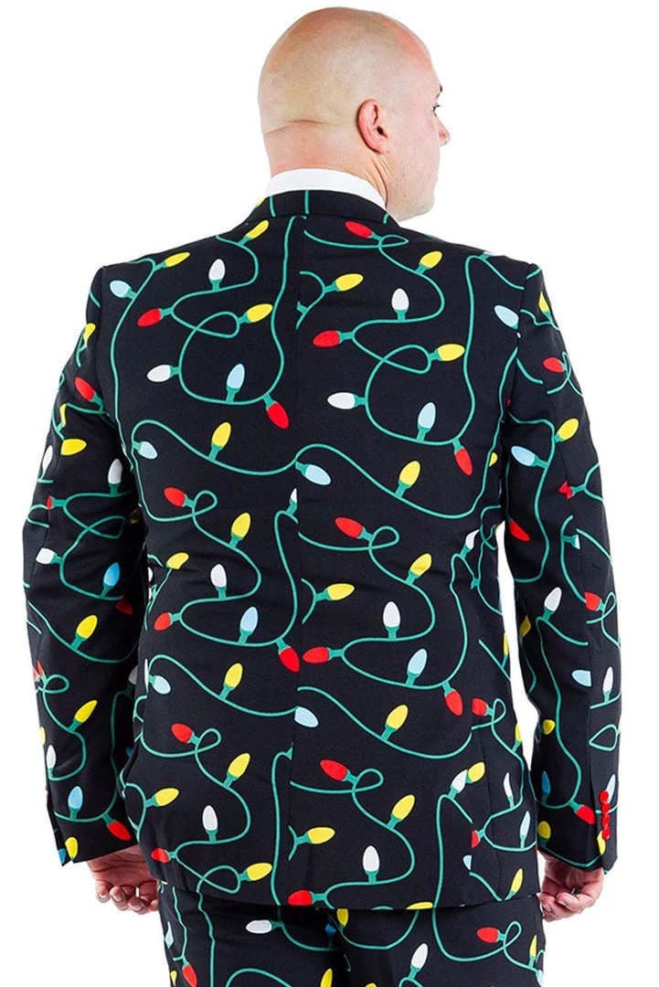 Tipsy Elves Tangle Wrangler Big And Tall Blazer W/ Tie Men 4 Tipsy Elves Tangle Wrangler Big And Tall Blazer W/ Tie Men