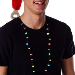 Tipsy Elves Holidays & Occasions Flashing Light Necklace