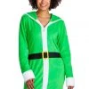 Tipsy Elves Women's Little Helper Fleece Cozy Dress 1 Tipsy Elves Women's Little Helper Fleece Cozy Dress