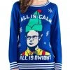 Tipsy Elves Women's All Is Calm All Is Dwight Sweater 2 Tipsy Elves Women's All Is Calm All Is Dwight Sweater