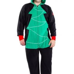 Tipsy Elves Men's Christmas Tree Toss Game Big And Tall Jumpsuit 9 Tipsy Elves Men's Christmas Tree Toss Game Big And Tall Jumpsuit